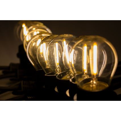 Spoljašnji dekorativni lanac MIMOSA 20xE27/1,3W/230V IP44 10m