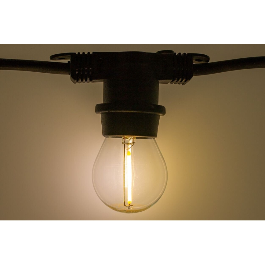 Spoljašnji dekorativni lanac MIMOSA 20xE27/1,3W/230V IP44 10m