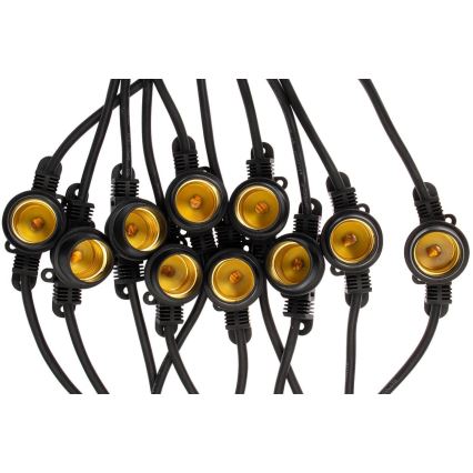Spoljašnji dekorativni lanac MIMOSA 20xE27/1,3W/230V IP44 20m