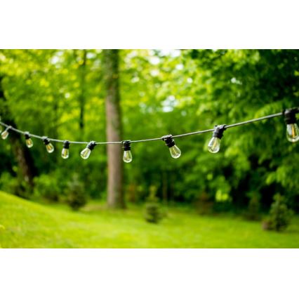 Spoljašnji dekorativni lanac MIMOSA 20xE27/1,3W/230V IP44 20m