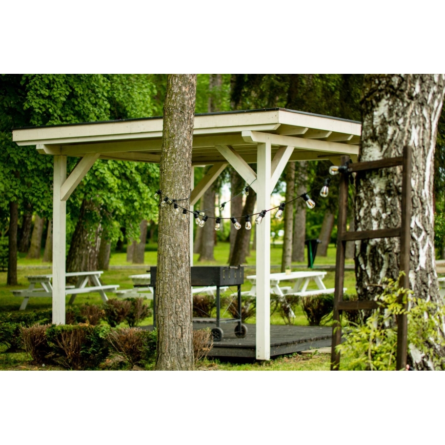 Spoljašnji dekorativni lanac MIMOSA 20xE27/1,3W/230V IP44 20m