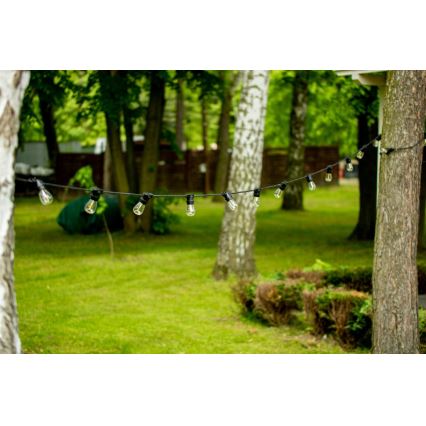 Spoljašnji dekorativni lanac MIMOSA 20xE27/1,3W/230V IP44 20m