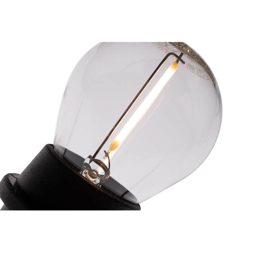 Spoljašnji dekorativni lanac MIMOSA 20xE27/1,3W/230V IP44 20m