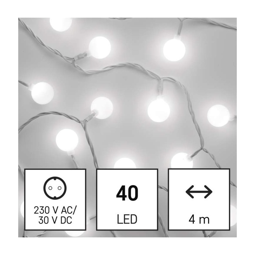 Spoljašnji LED niz 40xLED/9m IP44 hladna bela