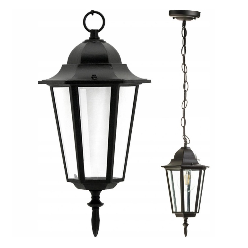 Spoljašnji luster 1xE27/20W/230V IP43 crna