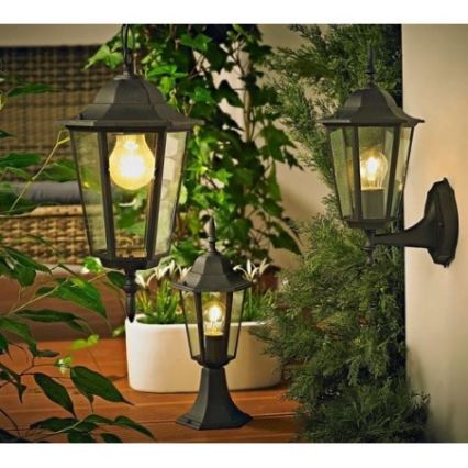 Spoljašnji luster 1xE27/20W/230V IP43 crna