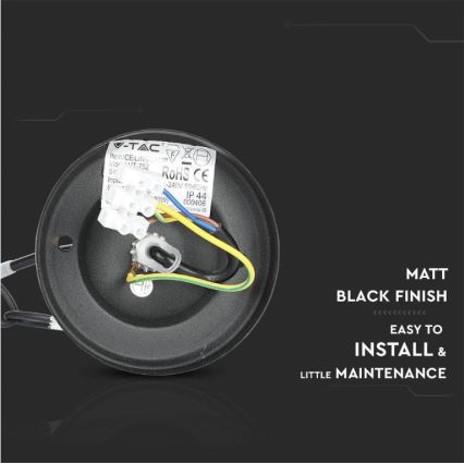 Spoljašnji luster na lancu 1xE27/40W/230V IP44 crni