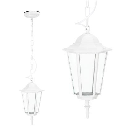 Spoljašnji luster na lancu 1xE27/60W/230V IP44 bela