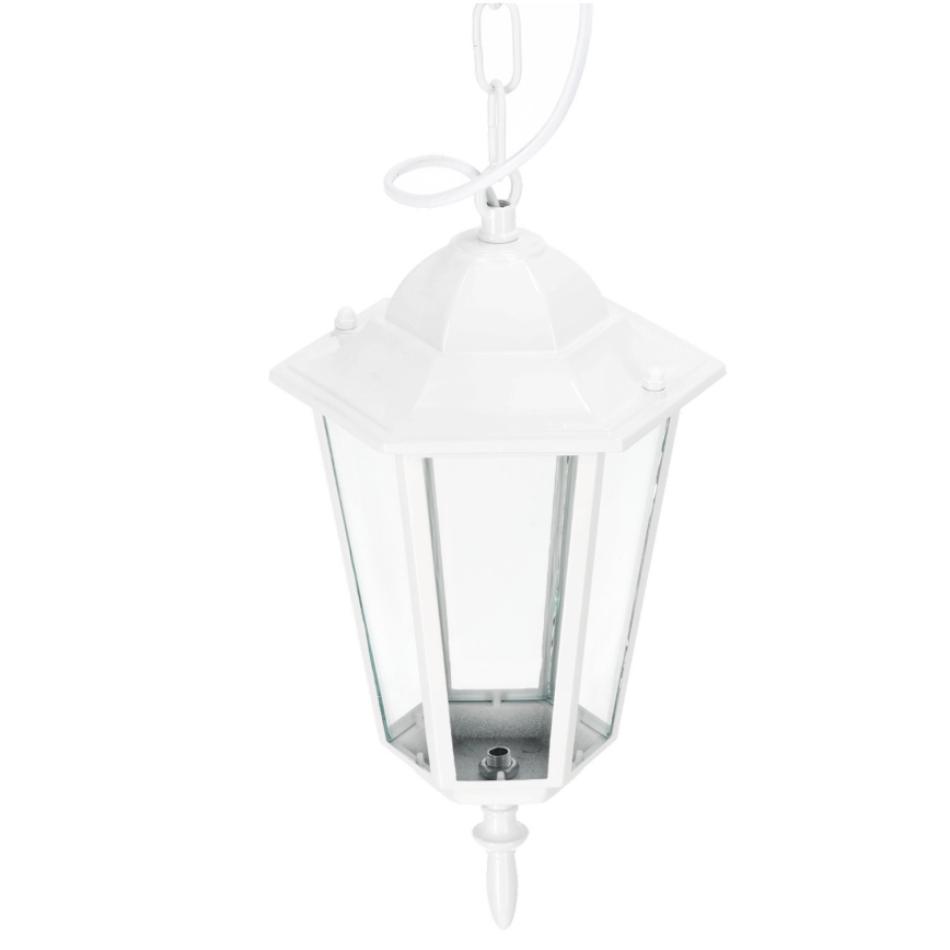 Spoljašnji luster na lancu 1xE27/60W/230V IP44 bela
