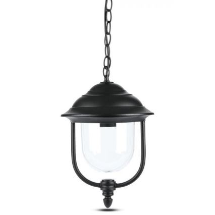 Spoljašnji luster na lancu 1xE27/60W/230V IP44 crni