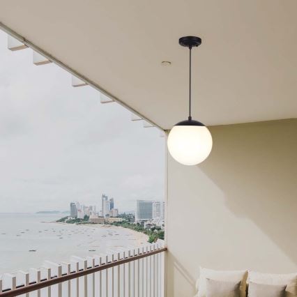 Spoljašnji luster na sajli 1xE27/60W/230V IP44 crna