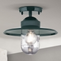 Spoljašnji plafonski luster EDWARD 1xE27/60W/230V IP44 zelena