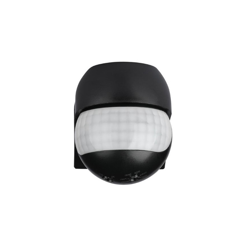 Spoljašnji senzor pokreta 230V IP44, crni