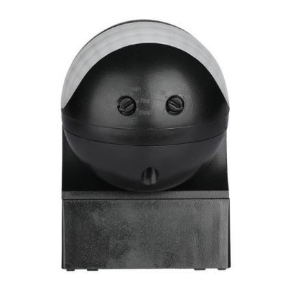 Spoljašnji senzor pokreta 230V IP44, crni