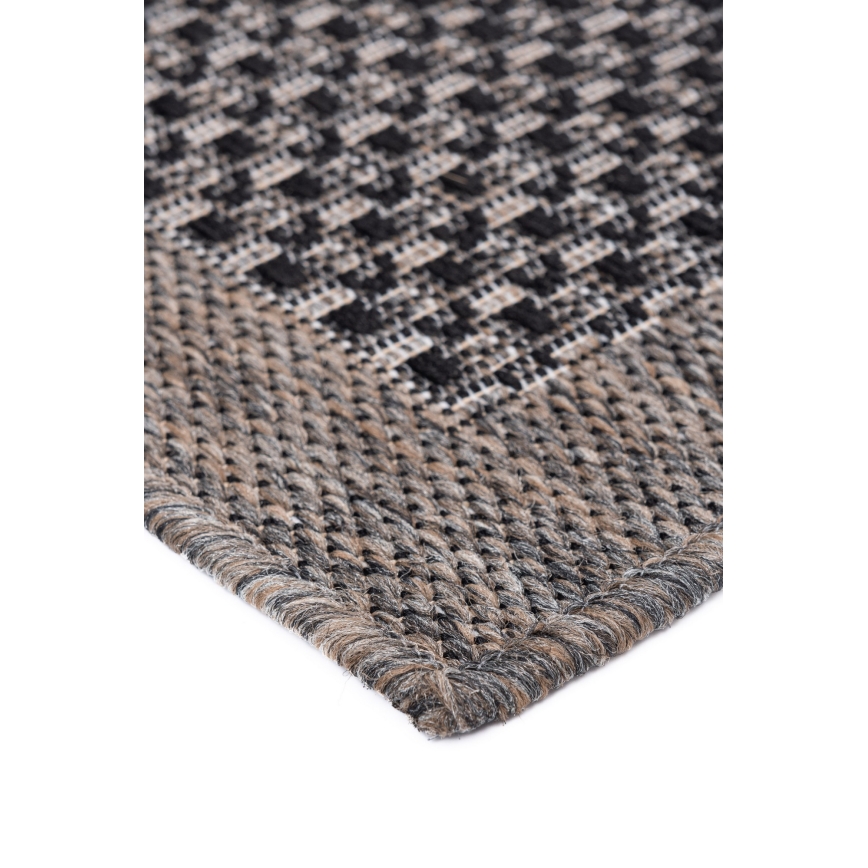 Spoljašnji tepih EXPRESS 60x100 cm braon/crna