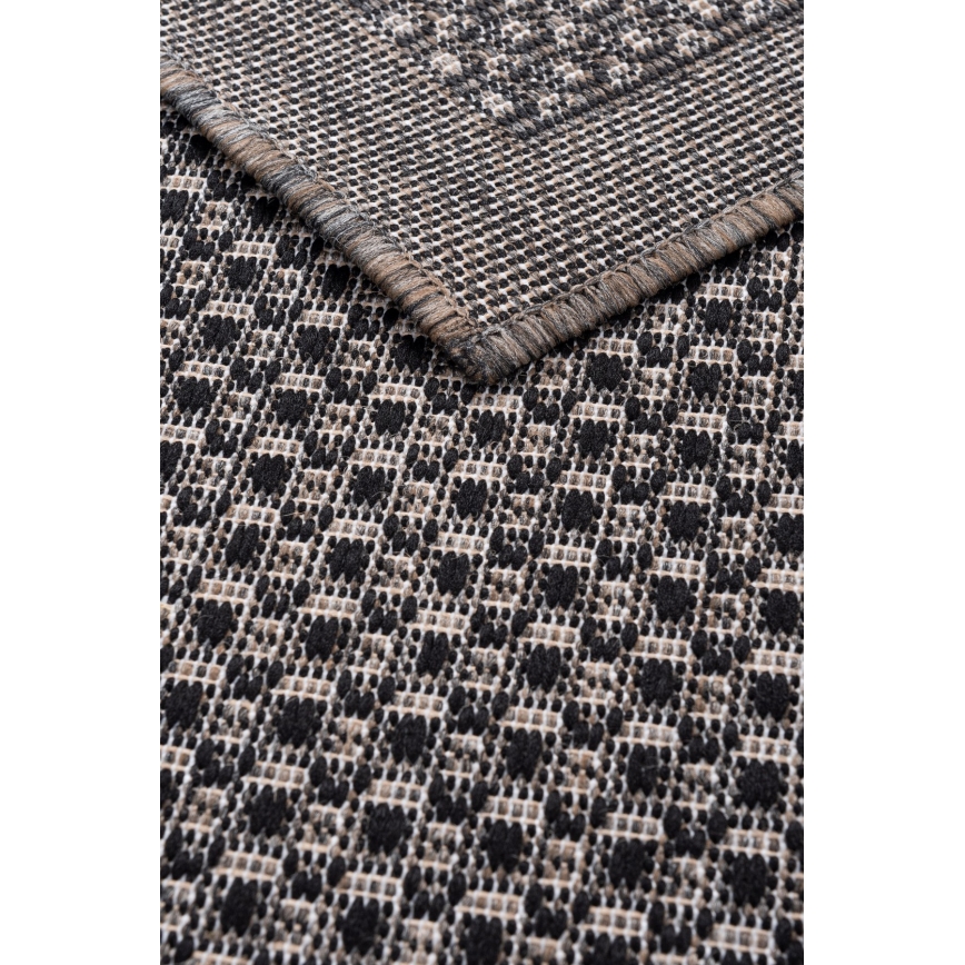 Spoljašnji tepih EXPRESS 60x100 cm braon/crna