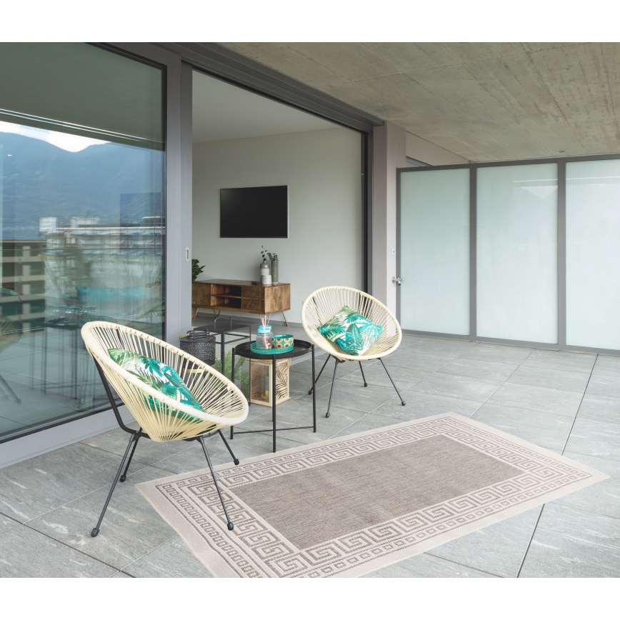 Spoljašnji tepih EXPRESS NEW OUTDOOR 80x150 cm siva/bež