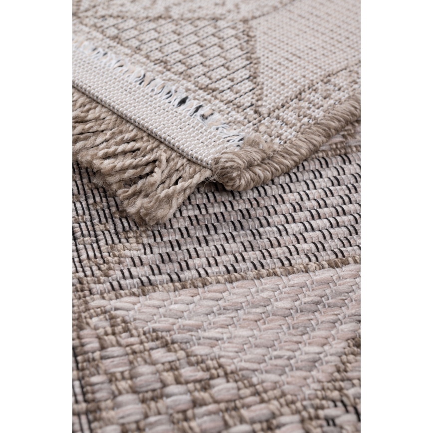 Spoljašnji tepih ORIA 70x140 cm sivo/bež