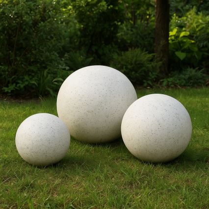 Spoljna dekorativna svetiljka LUMISTONE 1xE27/15W/230V IP65, prečnik 25 cm