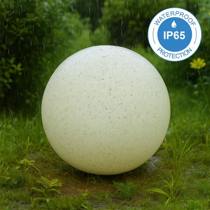 Spoljna dekorativna svetiljka LUMISTONE 1xE27/15W/230V IP65, prečnik 25 cm