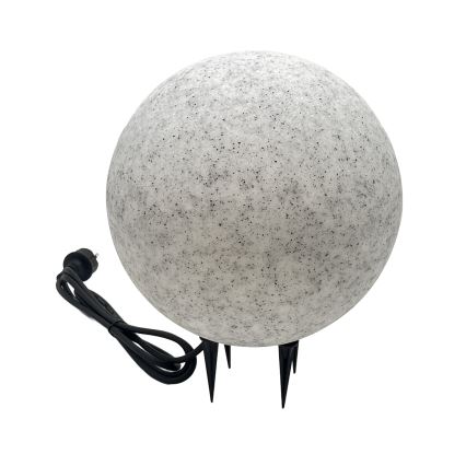 Spoljna dekorativna svetiljka LUMISTONE 1xE27/15W/230V IP65 prečnik 28 cm