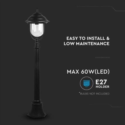 Spoljna lampa 1xE27/60W/230V 111 cm IP44