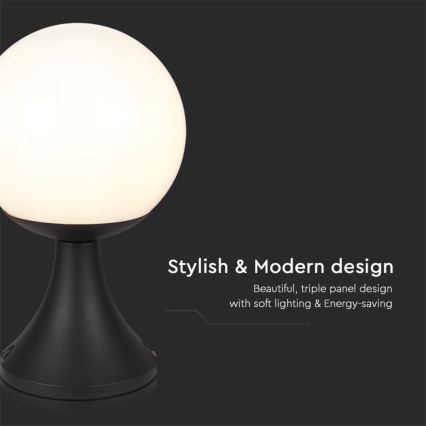 Spoljna lampa 1xE27/60W/230V IP44 33 cm crna