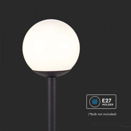 Spoljna lampa 1xE27/60W/230V IP44 97 cm crna