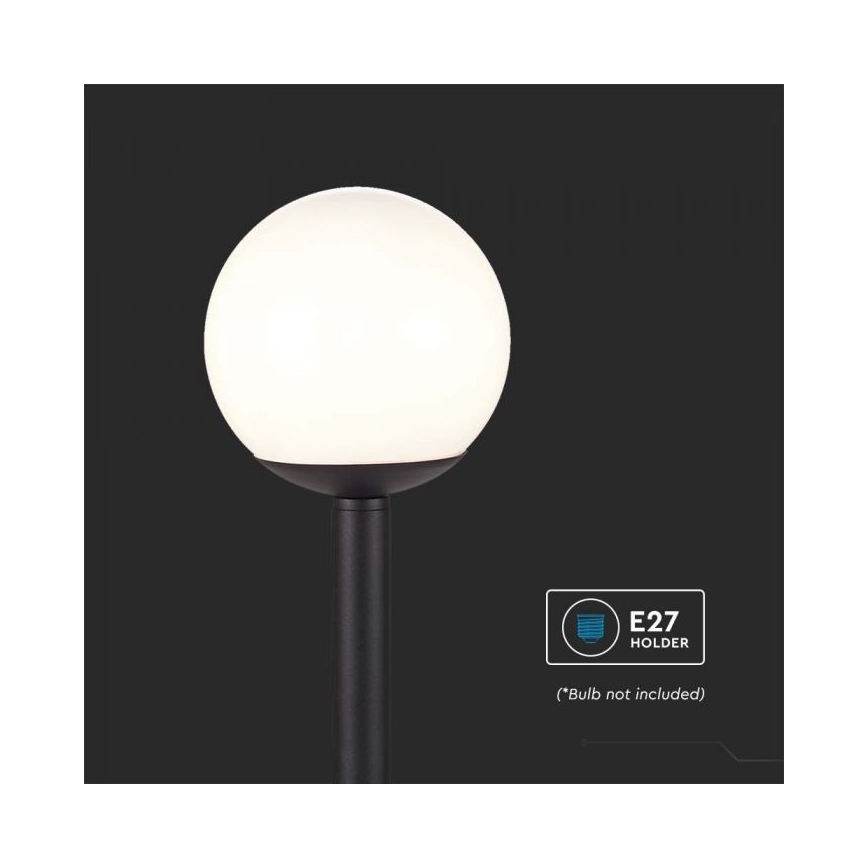 Spoljna lampa 1xE27/60W/230V IP44 97 cm crna