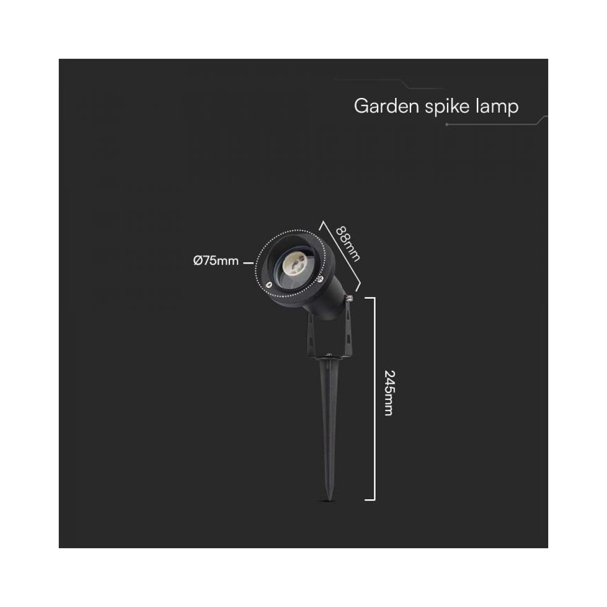 Spoljna lampa 1xGU10/35W/230V IP65