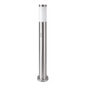 Spoljna lampa sa senzorom 1xE27/60W/230V IP44 80cm mat hrom