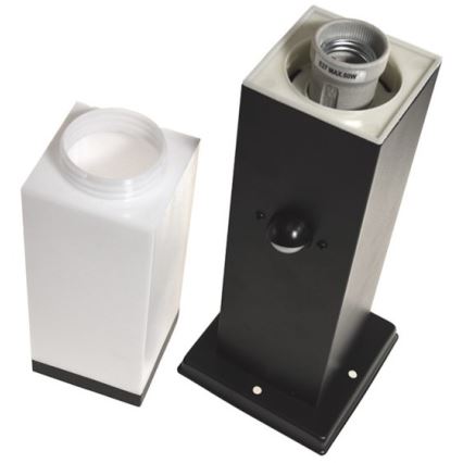 Spoljna lampa sa senzorom SOPPA 1xE27/60W/230V IP44 45 cm crna