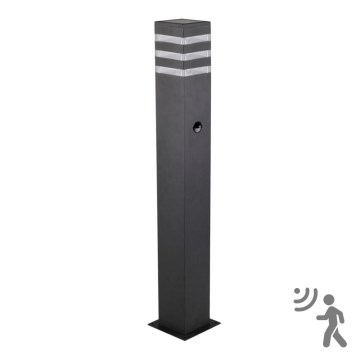 Spoljna lampa sa senzorom TEKSAS 1xE27/12W/230V IP44 74 cm antracit