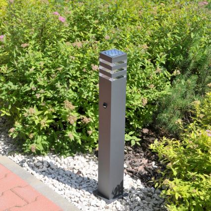 Spoljna lampa sa senzorom TEKSAS 1xE27/12W/230V IP44 74 cm antracit