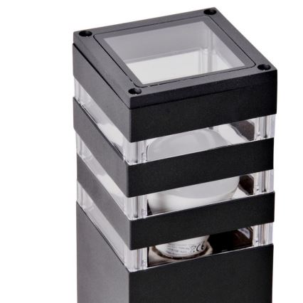 Spoljna lampa sa senzorom TEKSAS 1xE27/12W/230V IP44 74 cm antracit