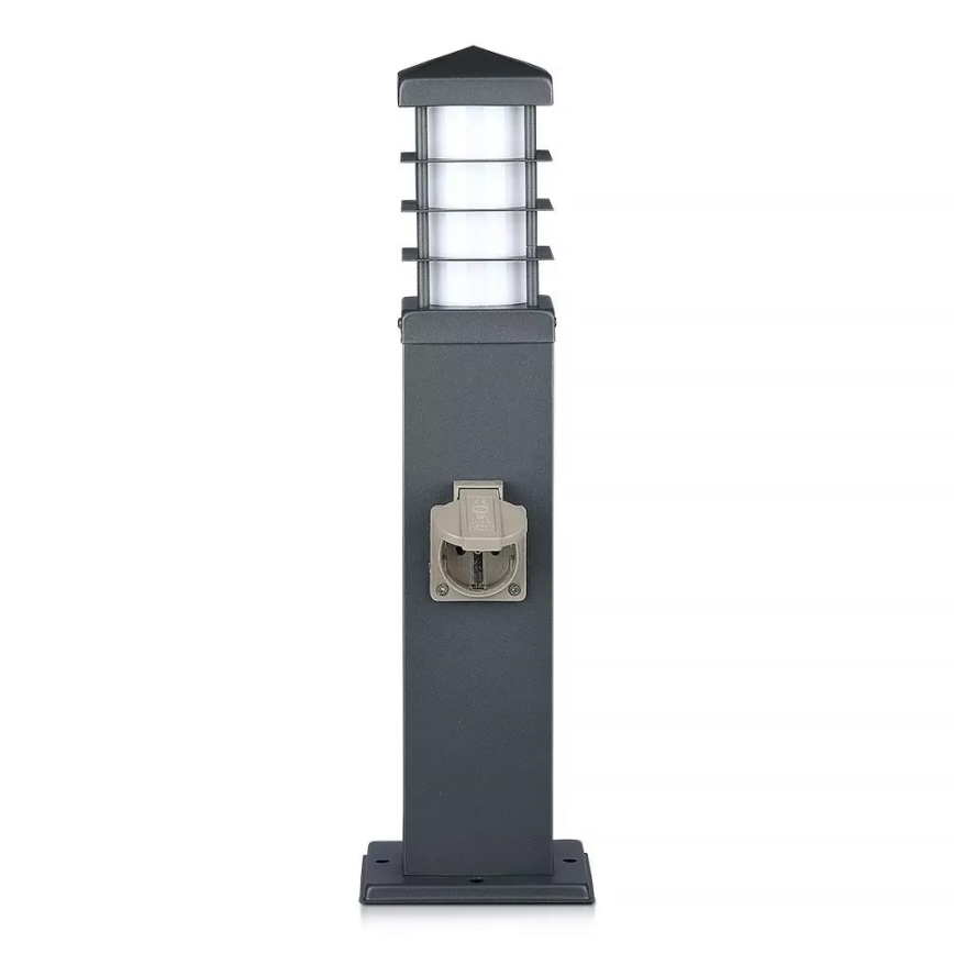 Spoljna lampa sa SCHUKO utičnicama 1xE27/13W/230V IP44