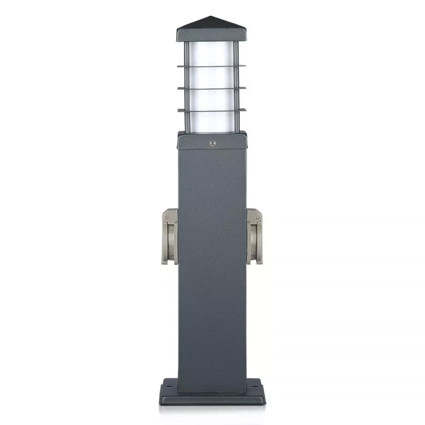 Spoljna lampa sa SCHUKO utičnicama 1xE27/13W/230V IP44