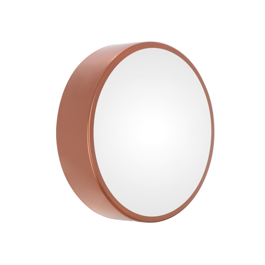 Spoljna plafonska svetiljka sa senzorom CLEO 2xE27/24W/230V, prečnika 30 cm, u bakarnoj boji, IP54