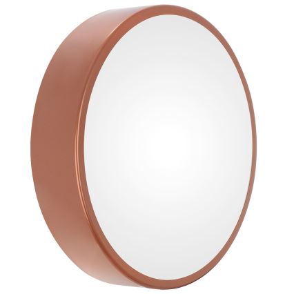 Spoljna plafonska svetiljka sa senzorom CLEO 3xE27/24W/230V, prečnik 40 cm, bakarna, IP54