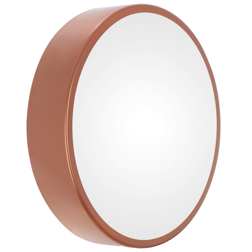 Spoljna plafonska svetiljka sa senzorom CLEO 3xE27/24W/230V, prečnik 40 cm, bakarna, IP54