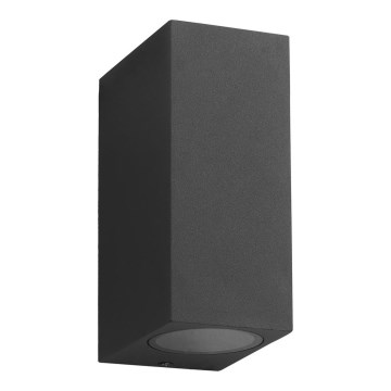 Spoljna zidna lampa BOKA, 2x GU10/60W, 230V, IP44, crna