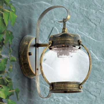 Spoljna zidna lampa TAVERNA 1xE27/60W/230V IP23 bronza/patina