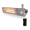 Spoljni električni grejač 2000W/230V IP65 + daljinski upravljač.