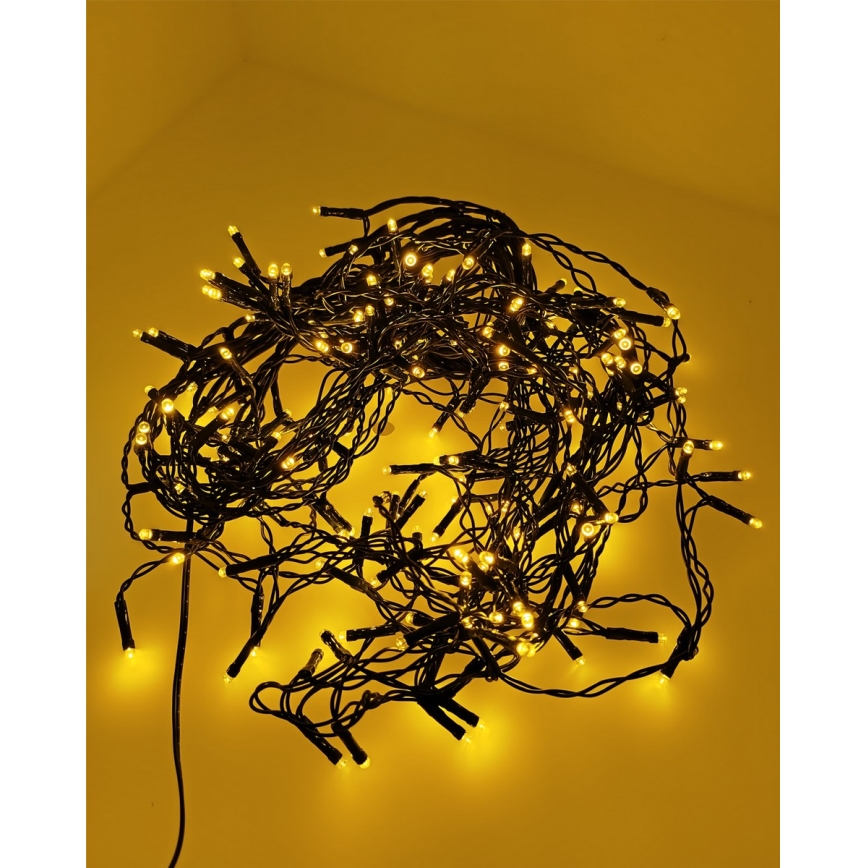 Spoljni LED niz 200xLED/230V 7,6 m IP44 crna