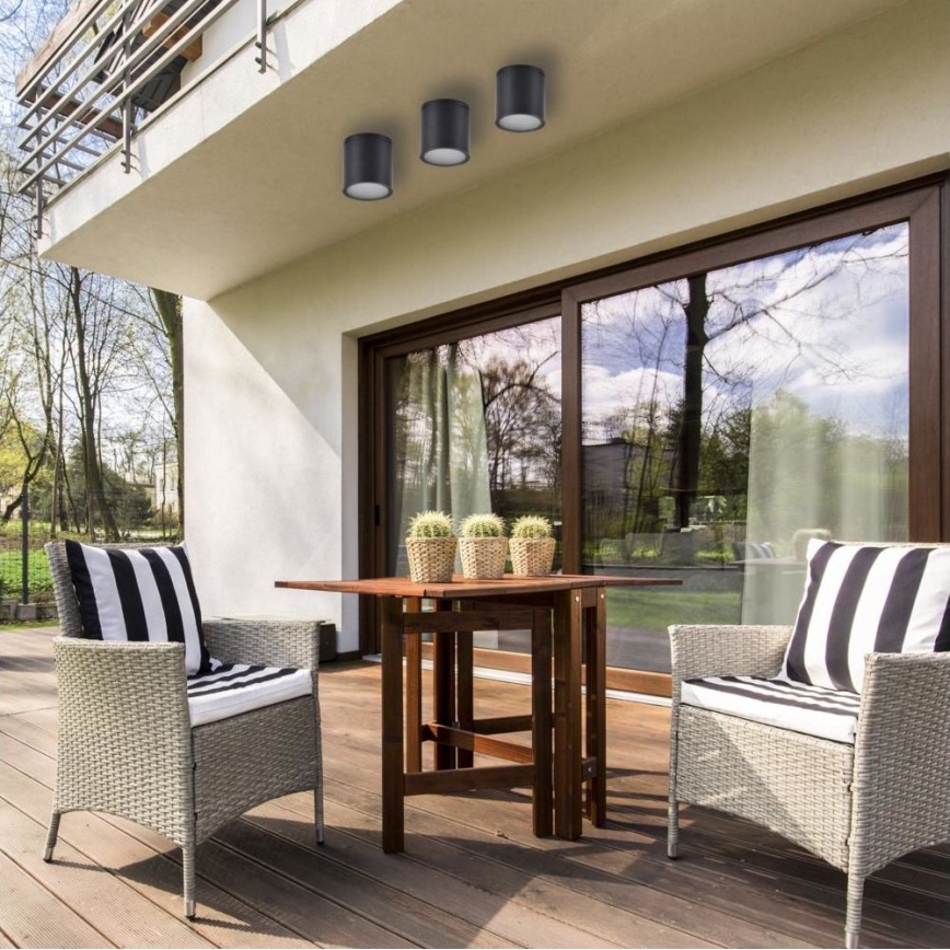 Spoljni reflektor OHIO 1xGU10/10W/230V IP54 crni