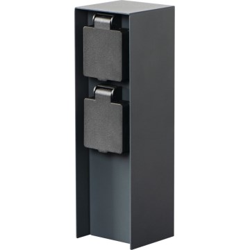 Spoljni stub za utičnice DASTO 2Z, Tip E, 230 V, IP44, antracit