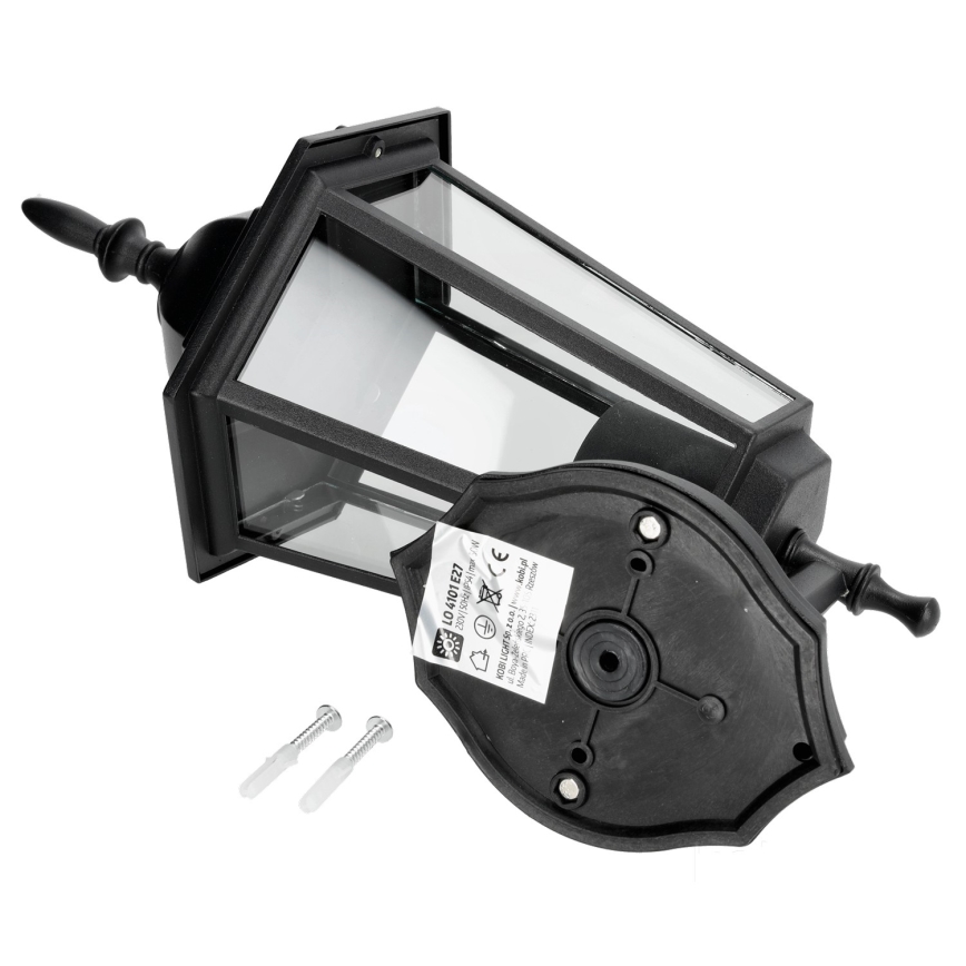 Spoljno zidno svetlo 1xE27/60W/230V IP44 crno