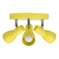 Spot lampa PICARDO 3xE14/40W/230V žuta