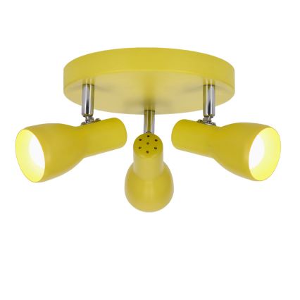Spot lampa PICARDO 3xE14/40W/230V žuta