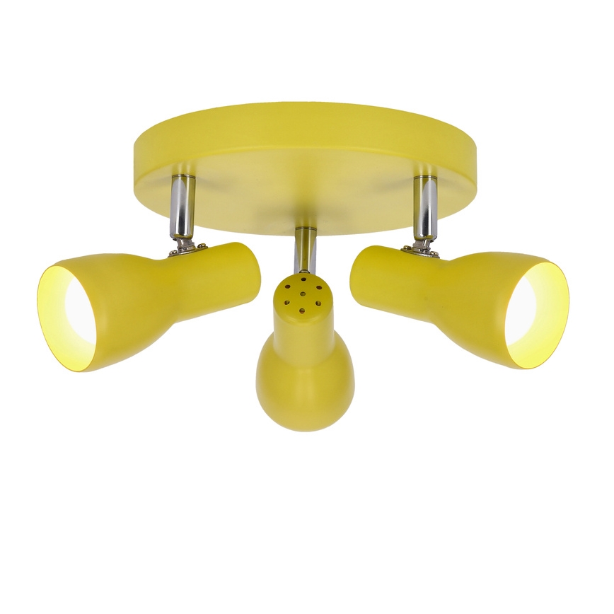 Spot lampa PICARDO 3xE14/40W/230V žuta